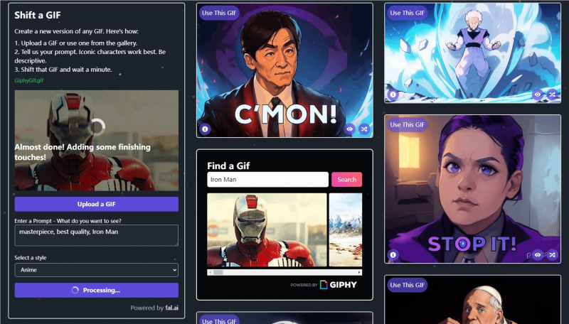 Gifshift：上传GIF就能一键将梗图转绘成动漫
