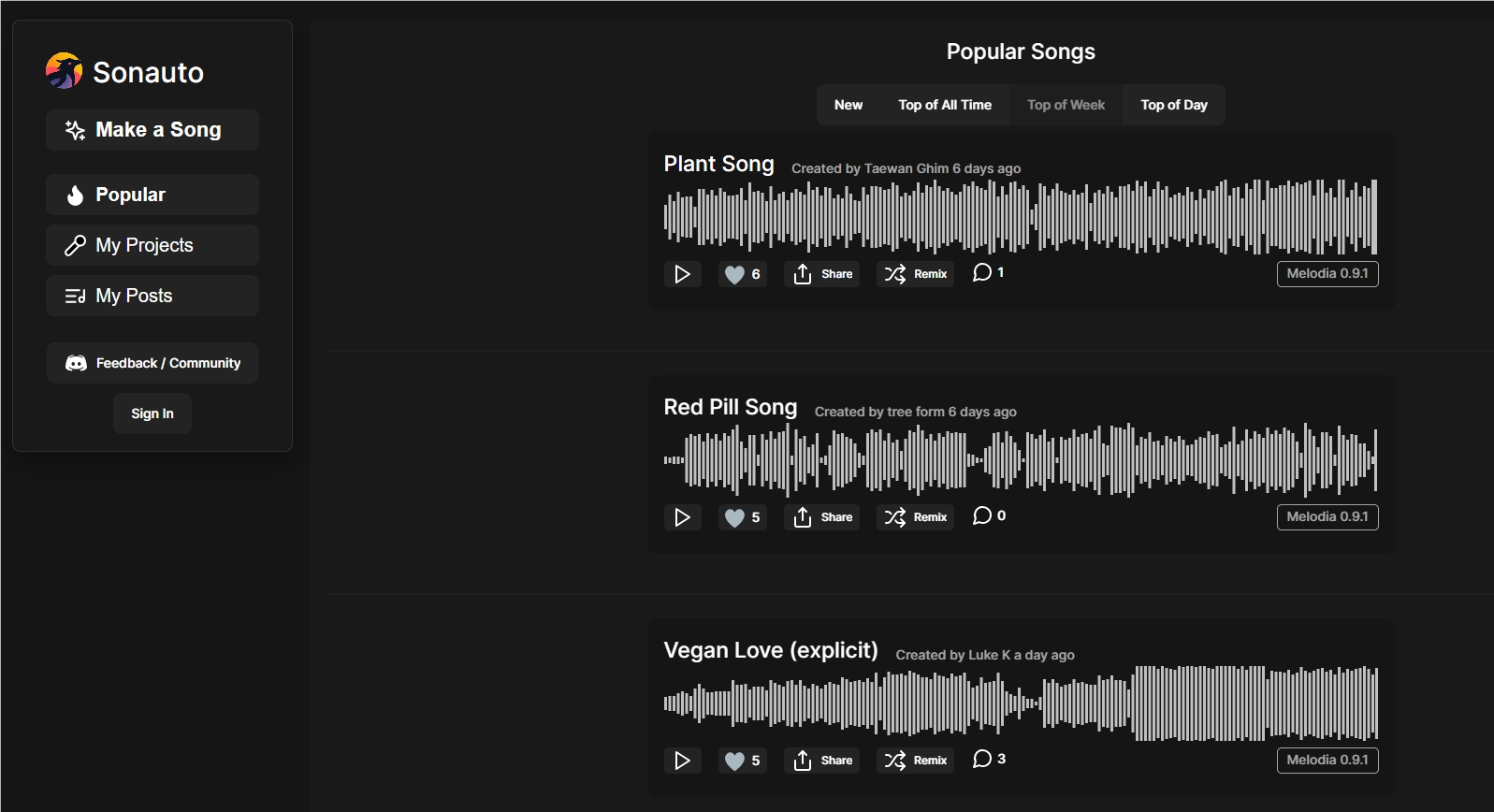 Sonauto(免费AI音乐生成工具)：几秒钟生成完整音乐作品