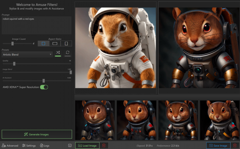 AMD携手TensorStack推出Amuse 2.0 Beta：革新AI图片生成体验