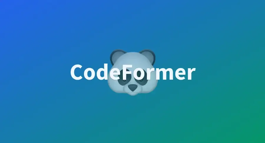 CodeFormer：AI人脸照片修复和视频去马赛克工具