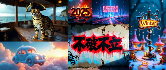 CogView4：首个支持生成汉字的开源AI文生图模型