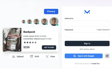Meraki UI(基于Tailwind CSS构建的开源前端组件库)源码下载