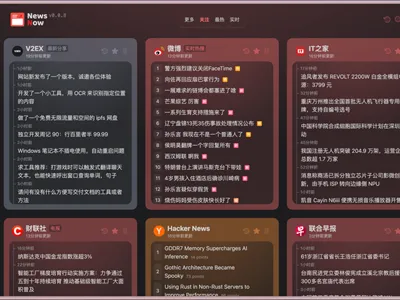 NewsNow(TypeScript开发的开源个性化新闻聚合网站源码)v0.0.24免费下载