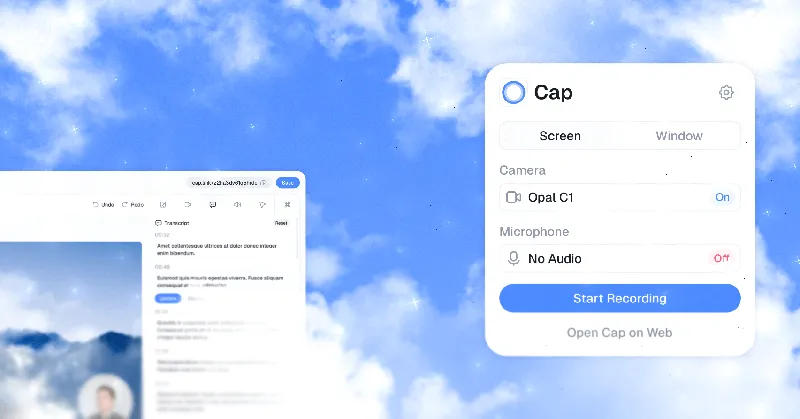 Cap(开源电脑录屏软件)
