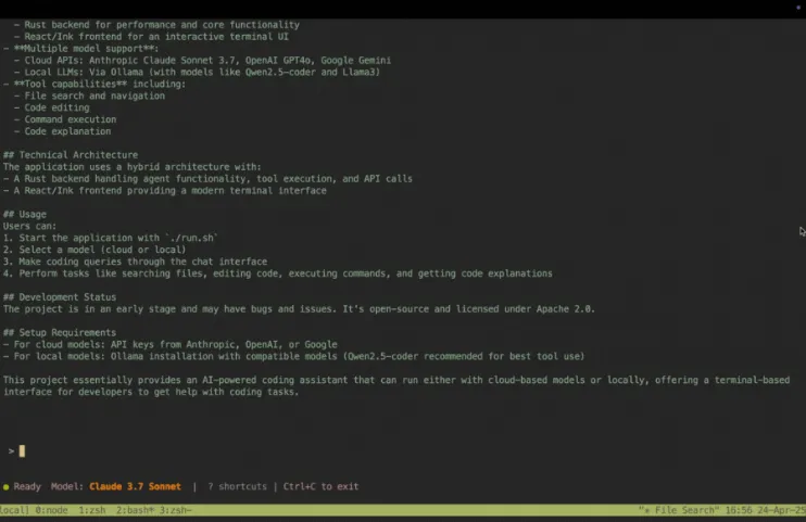 Oli：开源的终端AI编程助手，支持云API和本地LLM