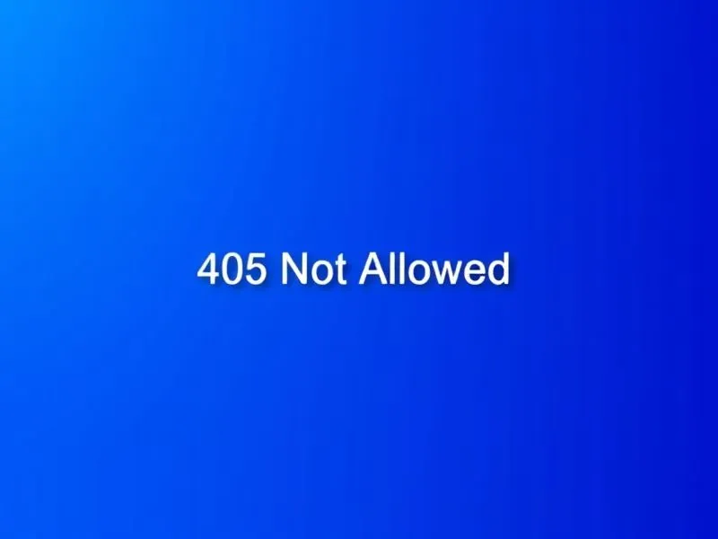 HTTP请求报405错误（Not Allowed) 的原因及解决方法