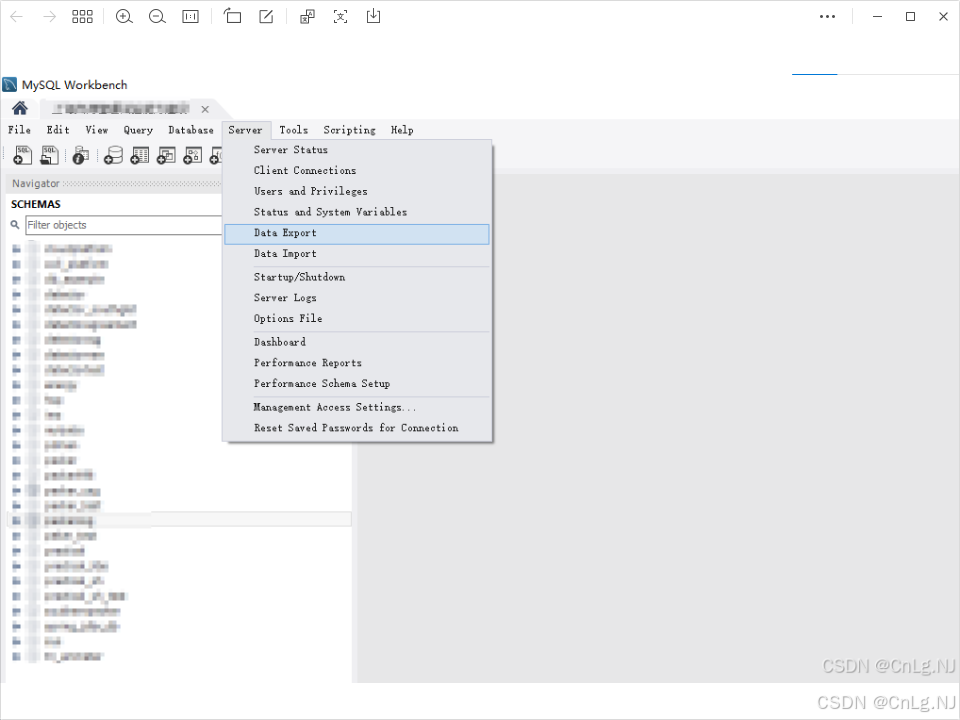 MySQL Workbench实现数据库导出导入图文教程