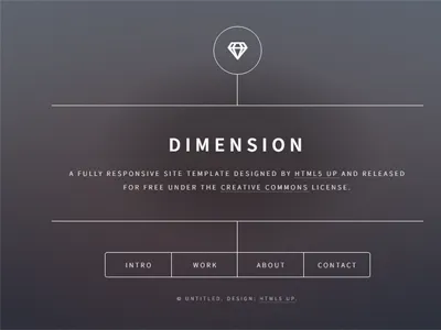 HTML纯静态深灰色英文个人主页网站源码免费下载 HTML纯静态深灰色英文个人主页网站源码免费下载