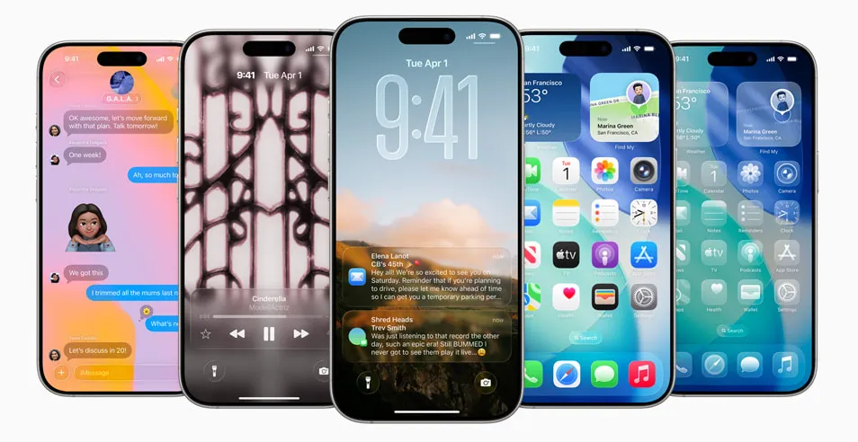 苹果正式发布iOS26：液态玻璃设计引领视觉革命，三款旧机型止步更新