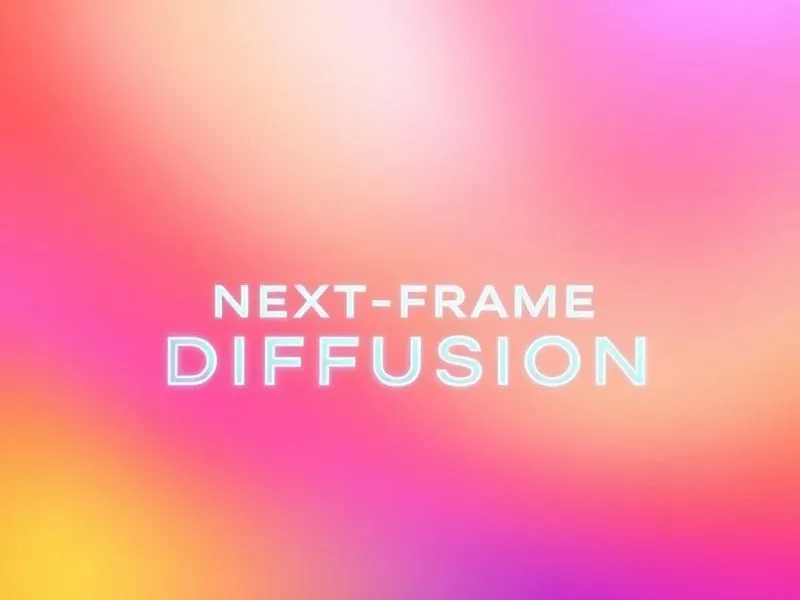 Next-Frame Diffusion:微软与北大联合开发的开源自回归视频生成框架 Next-Frame Diffusion:微软与北大联合开发的开源自回归视频生成框架