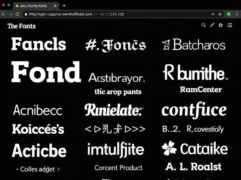 如何在网站中嵌入自定义字体而不影响性能？