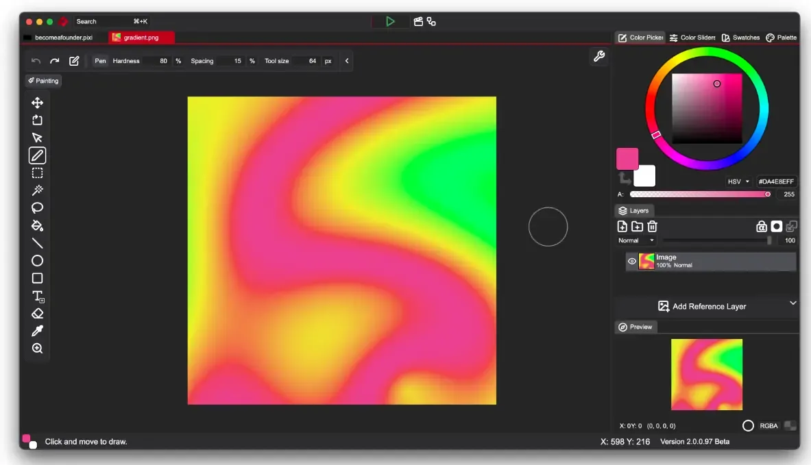 PixiEditor(开源免费2D图形编辑器)