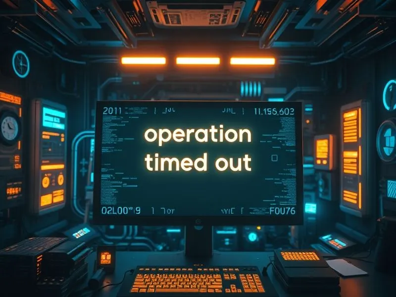 Operation Timed Out 是什么意思?解决 Operation Timed Out 错误的10个高效排查技巧 Operation Timed Out 是什么意思?解决 Operation Timed Out 错误的10个高效排查技巧