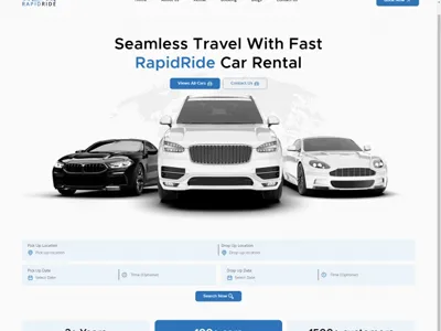 HTML响应式汽车租赁公司网站源码
