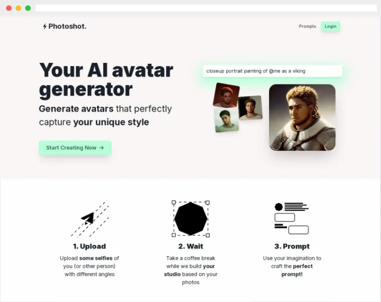Photoshot：基于AI技术的开源个性化头像生成器