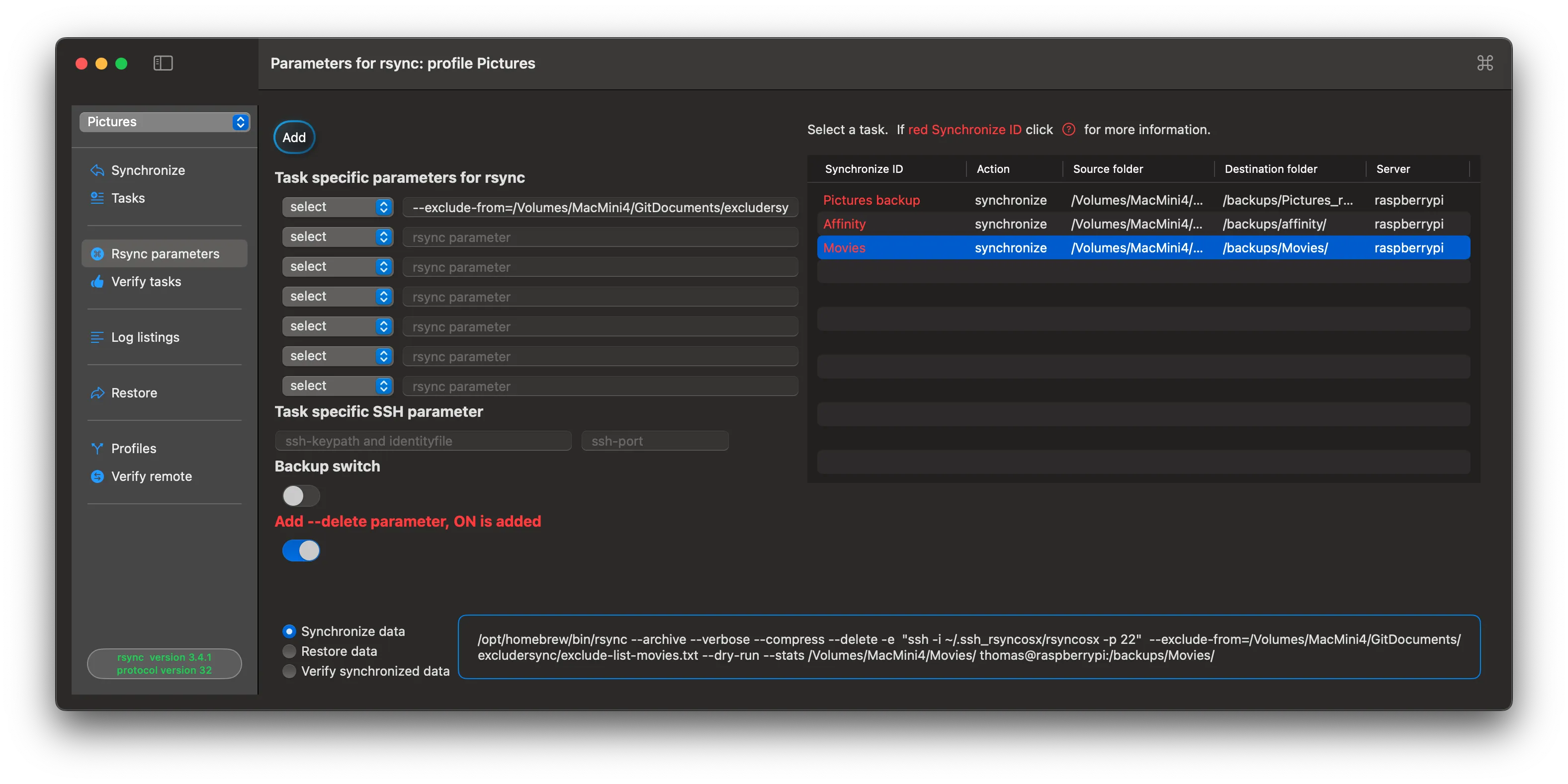 RsyncUI：专为macOS设计的开源图形化rsync文件同步工具