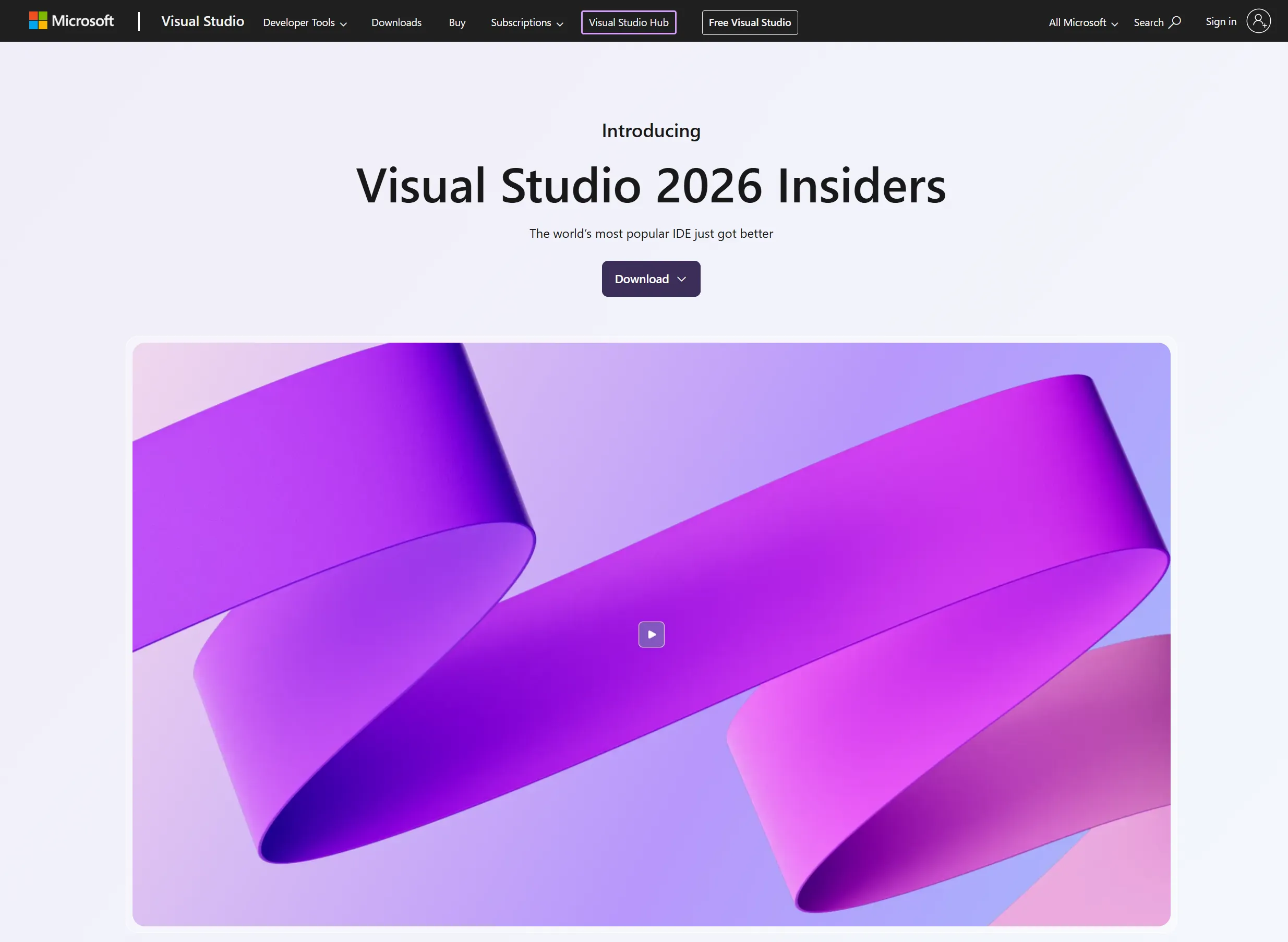 Visual Studio 2026 Insiders:下载指南与技术解读 Visual Studio 2026 Insiders:下载指南与技术解读
